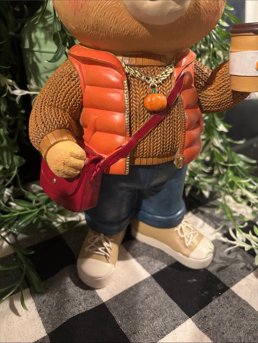 Brown Bear Plush Figurine